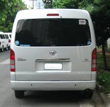 Toyota Grandia van for rent