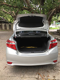 2016 toyota vios E AT compartment view