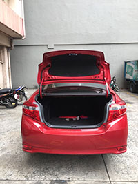 2017 Toyota Vios 1.3e AT compartment view