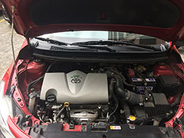 2017 Toyota Vios 1.3e AT engine view