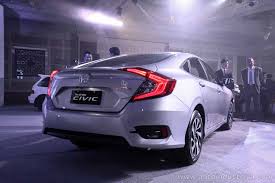 2017 honda civic rear view