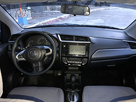 2017 honda mobilio dashboard with shifter view