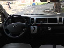 2018 toyota grandia dashboard view