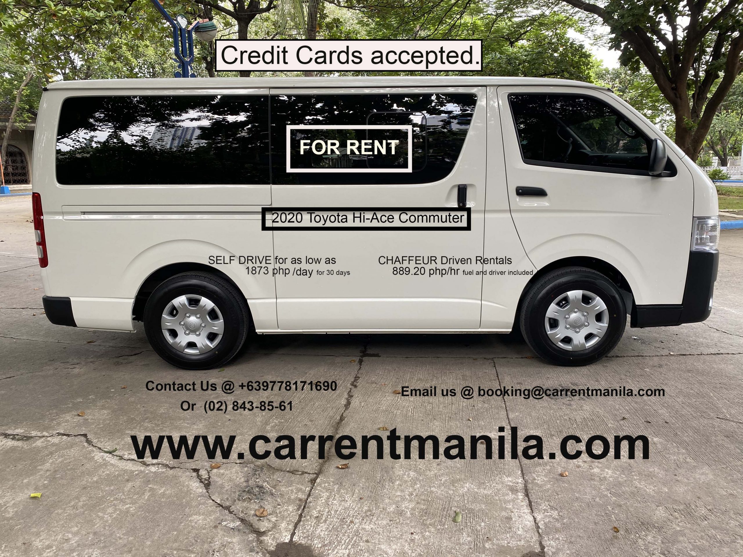 affordable van for rent