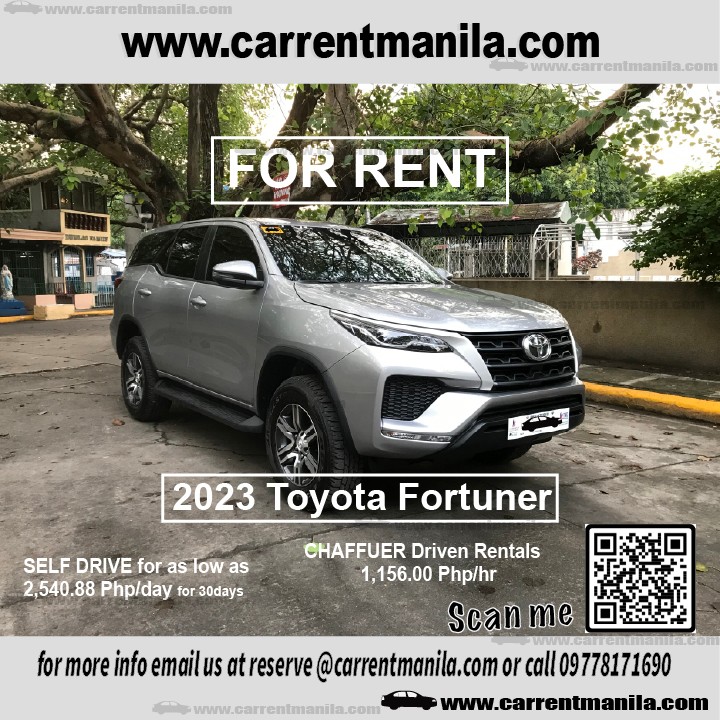 2023 SUV automatic transmission toyota fortuner for rent self drive or with driver, Car for rent available self driven or leasing