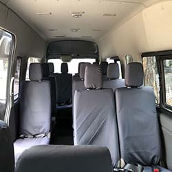 NV350 automatic van for rent cabin view www.carrentmanila.com