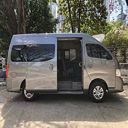 NV350 automatic van for rent passenger door open www.carrentmanila.com