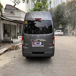 NV350 automatic van for rent rear view www.carrentmanila
