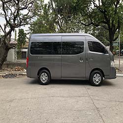 NV350 automatic van for rent right side view www.carrentmanila.com