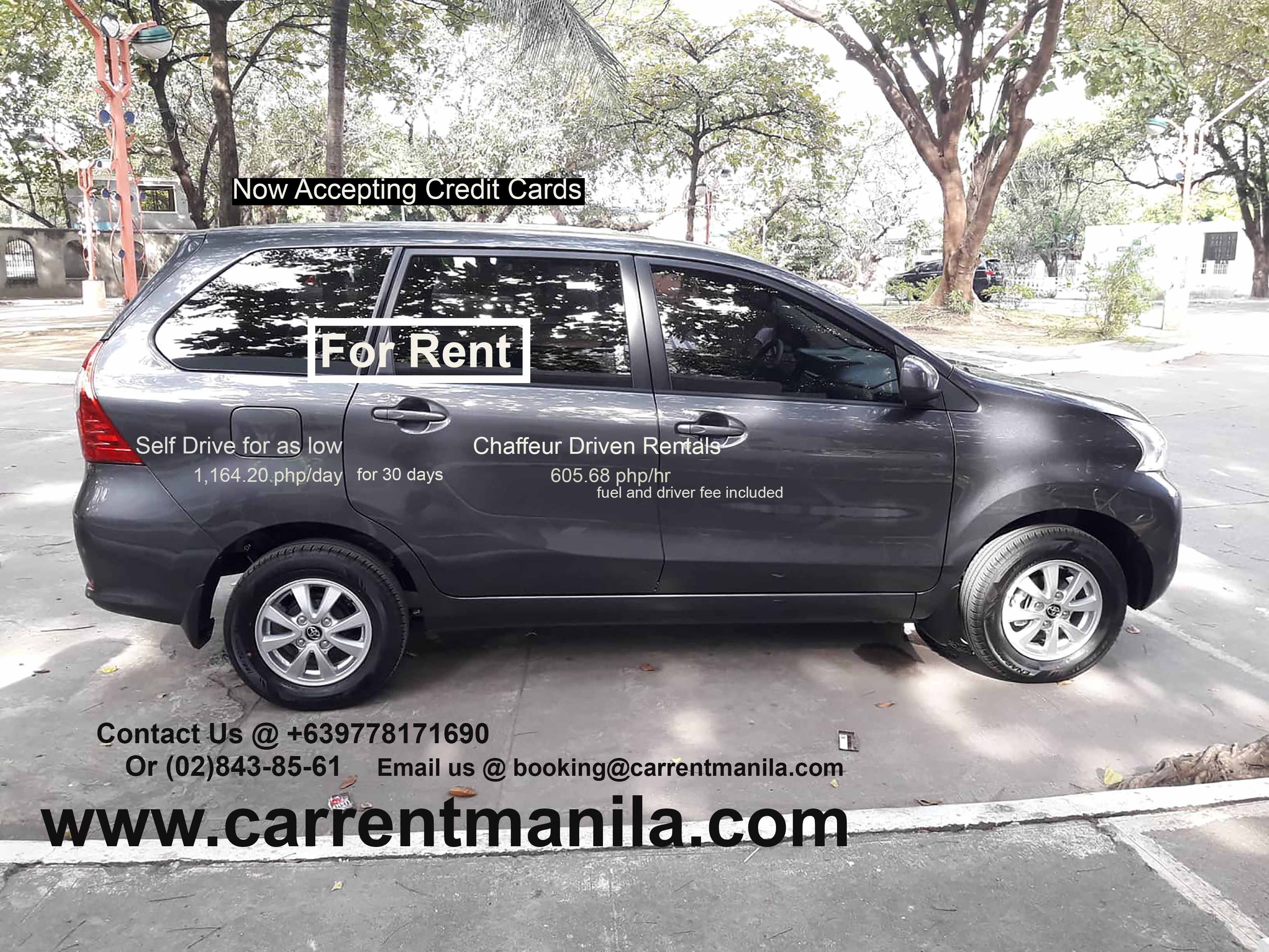 car for rent manila self drive or with driver