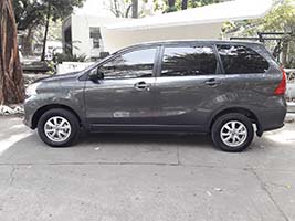 cheapest auv rent a car manila left side view