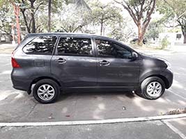 cheapest auv rent a car manila right side view