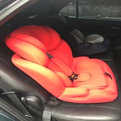 infant seat for rent a car red