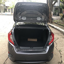 civic car for rent in manila compartment