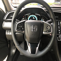 civic car for rent in manila steering wheel