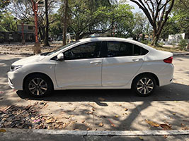 honda city car for rent in manila left side