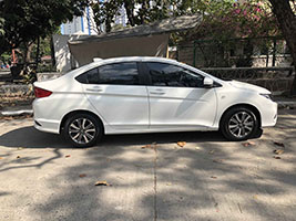 honda city car for rent in manila right side