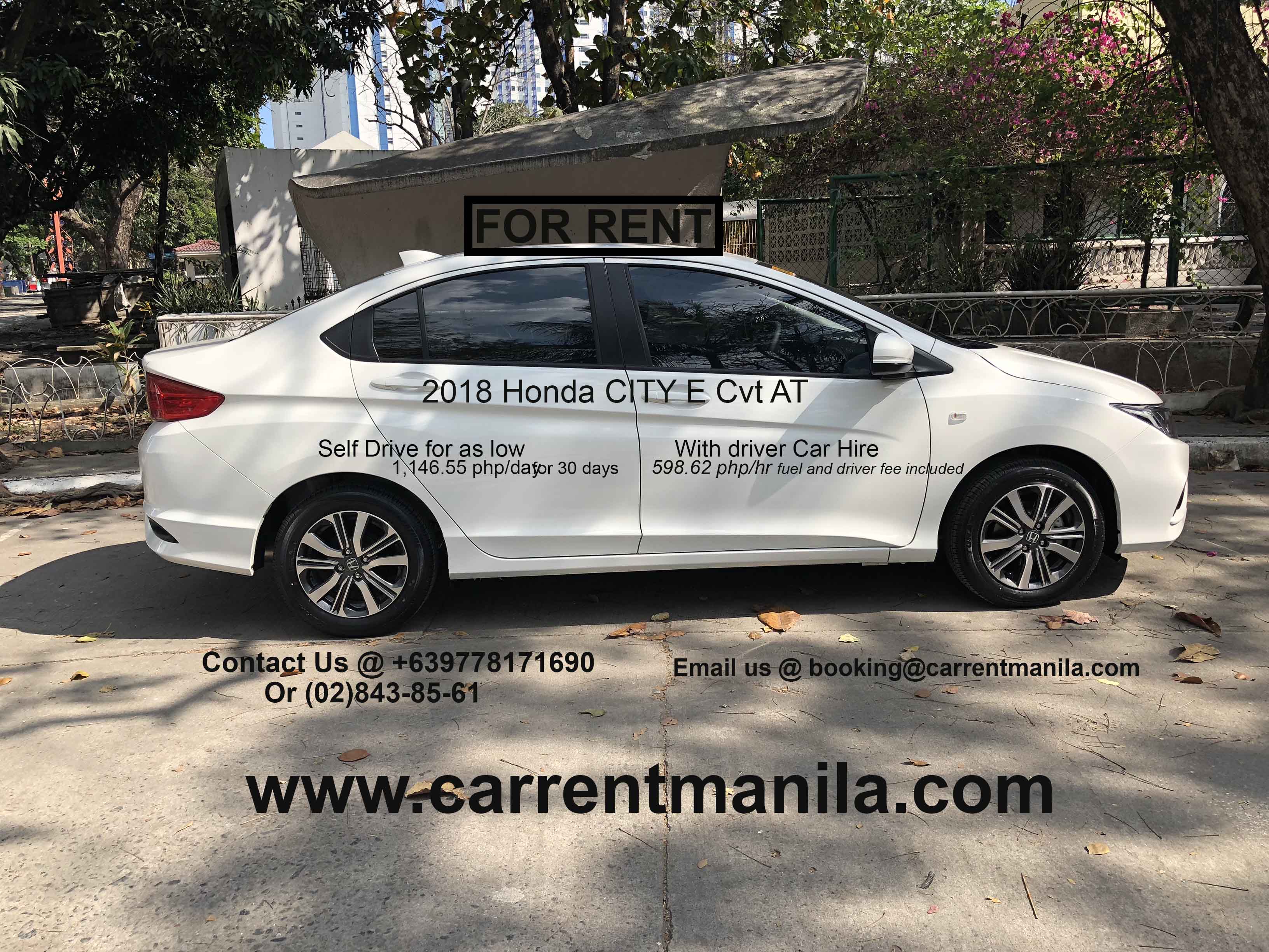 honda city car for rent
