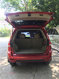 rear with hatch open view sub compact ford escape 2103