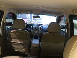 second row view sub compact ford escape 2013