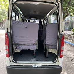 toyota hi-ace commuter 4th row seats.