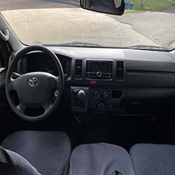 toyota hi-ace commuter front drivers seat