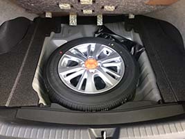 toyota vios 2018 spare tire